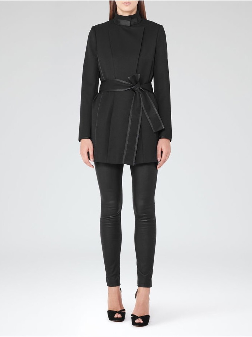 Reiss Belted Short Coat